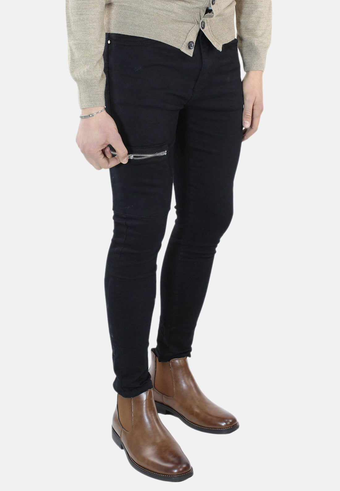 Jeans skinny con tascone