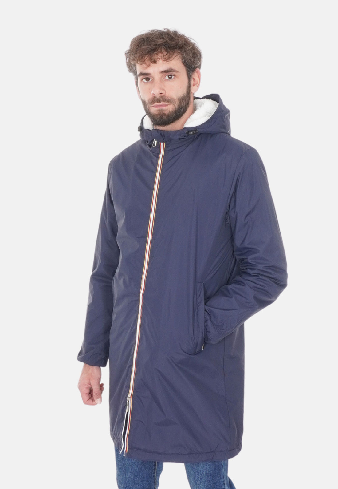 Parka con pelliccia interna