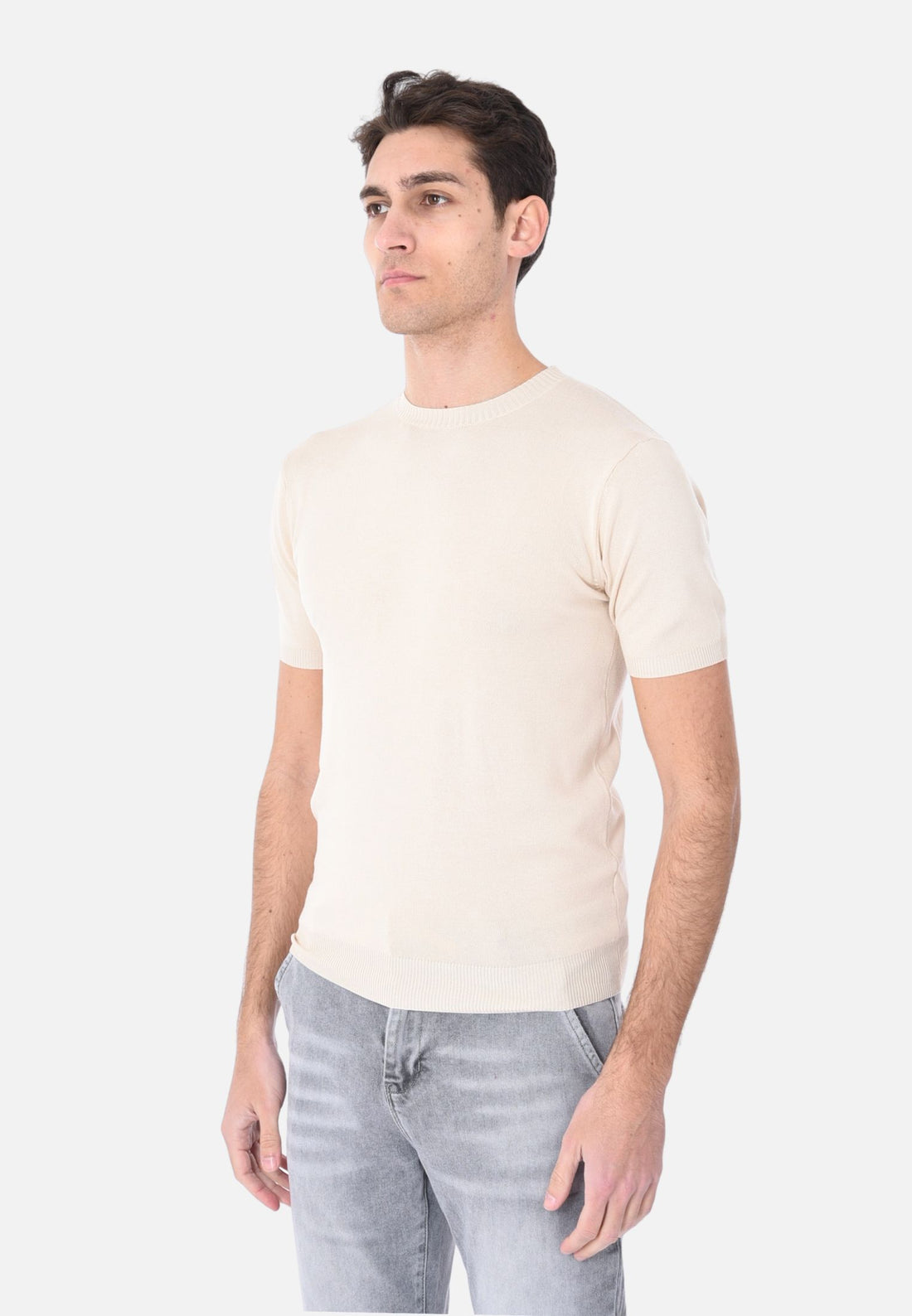 T-shirt in filo tinta unita