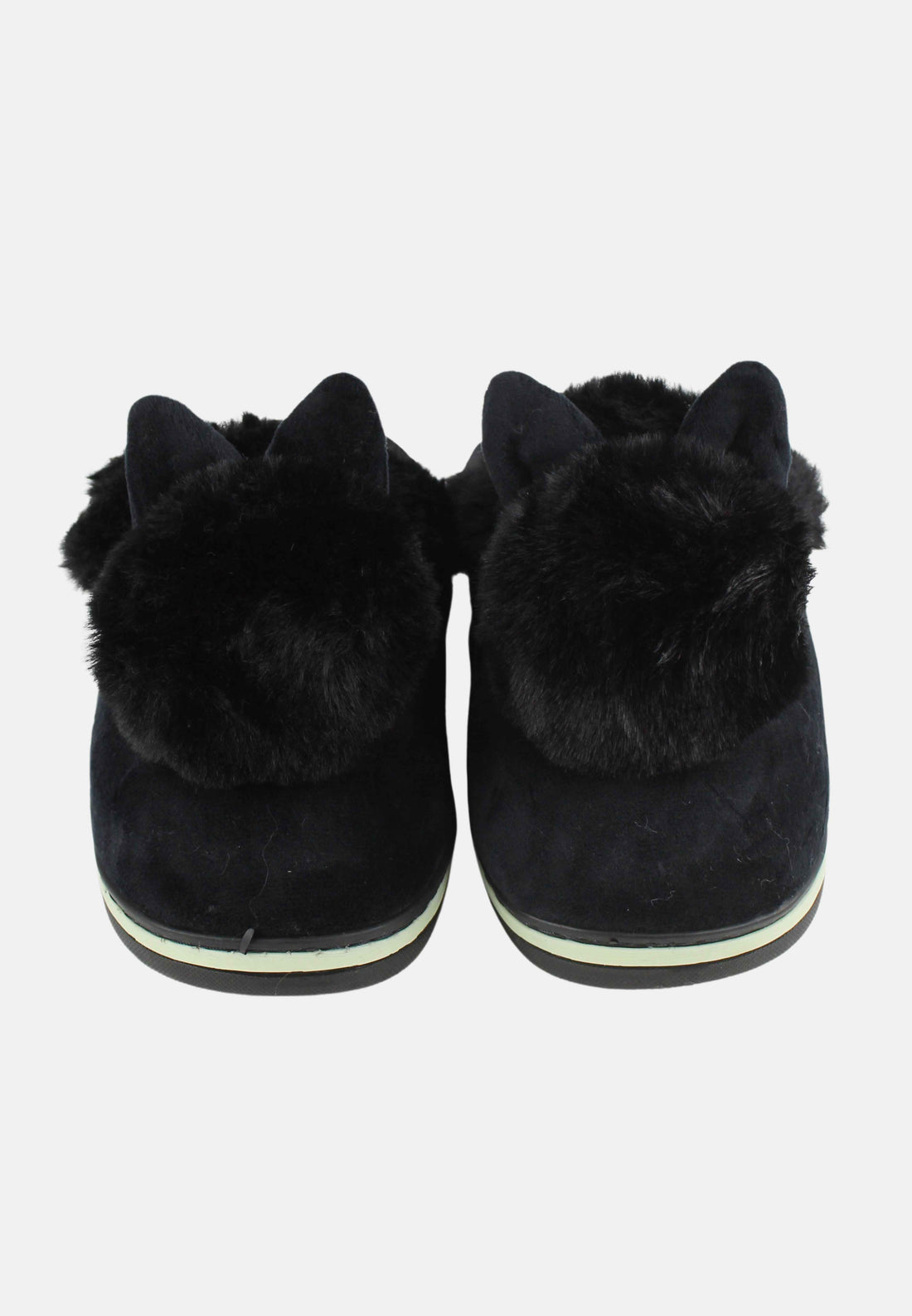 Chaussons lapin noir