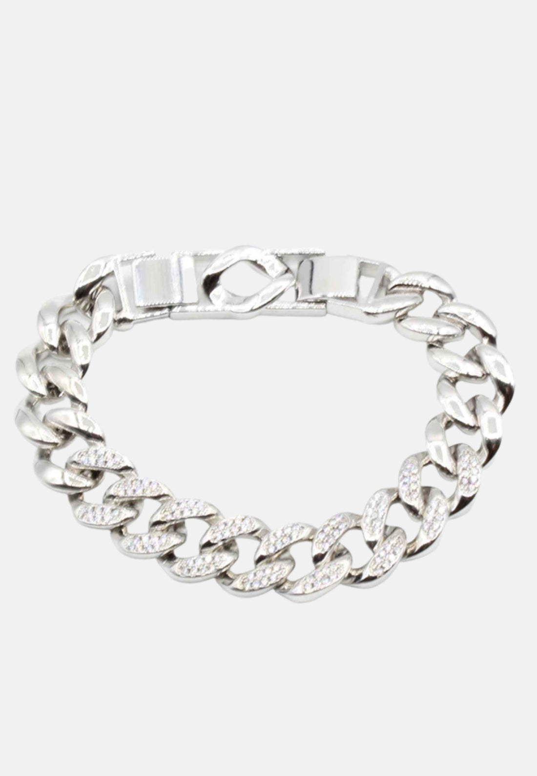Bracciale catena con brillantini