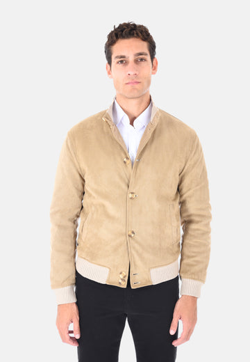 Bomber scamosciato