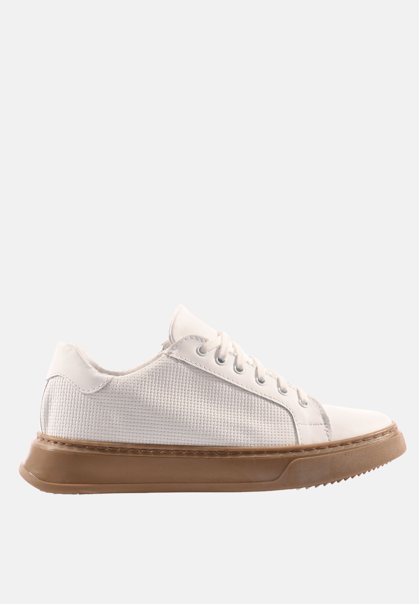 Sneakers con fondo beige