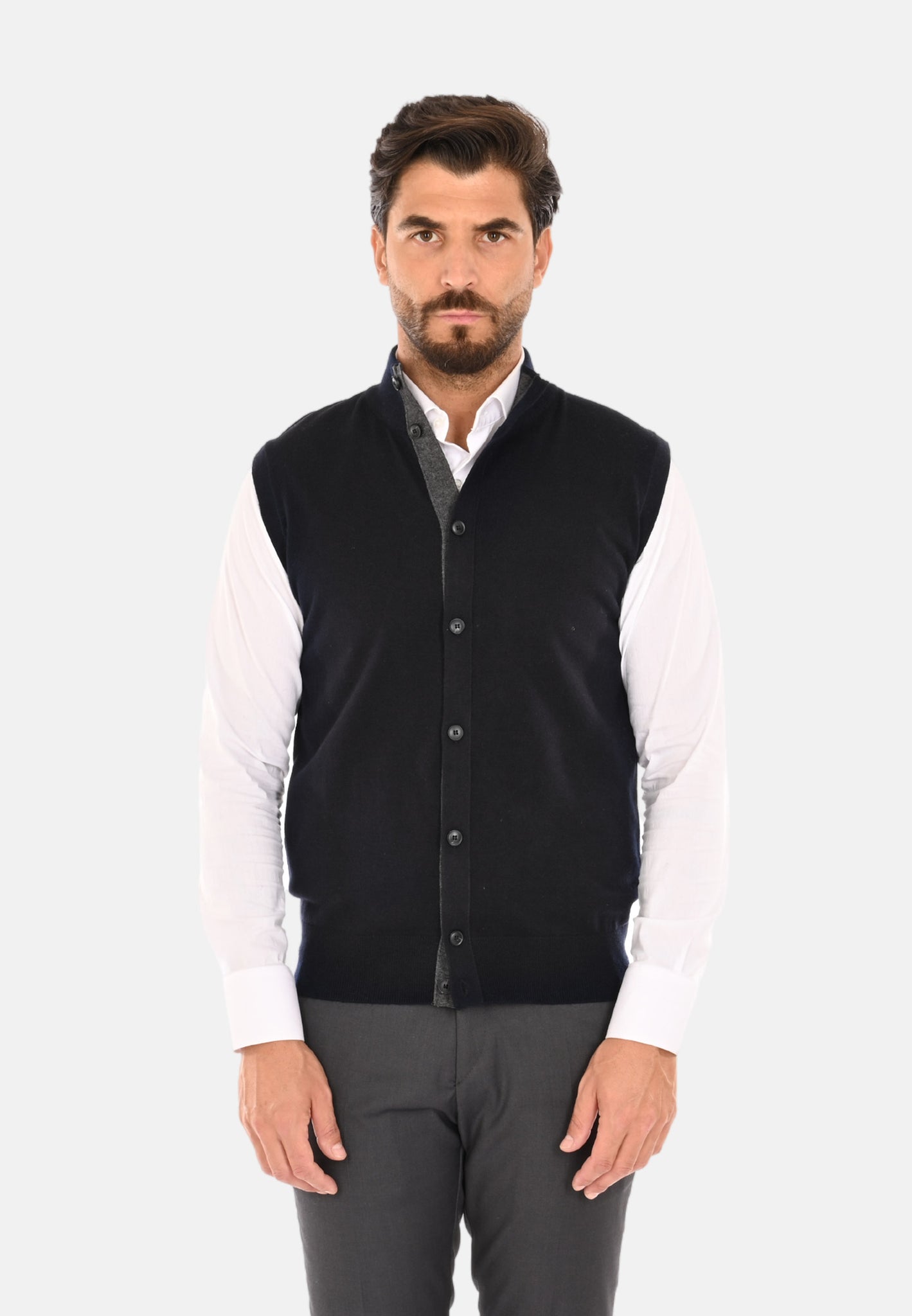 Gilet en laine rasée