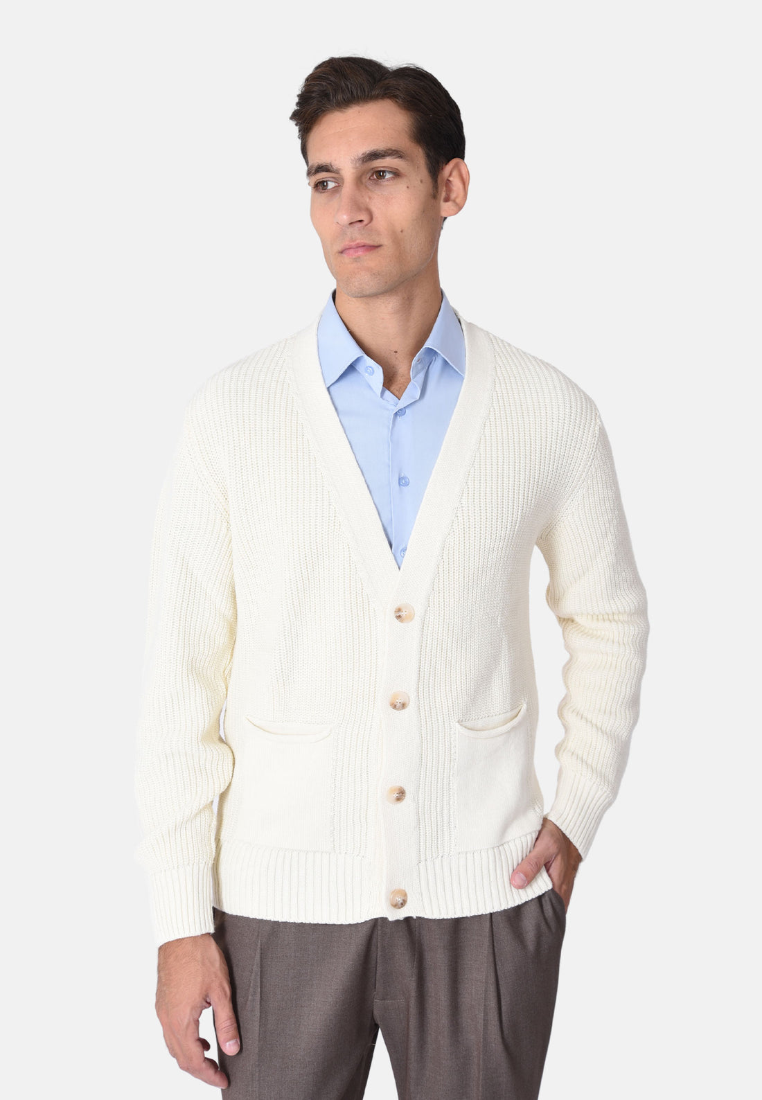 Cardigan scollo a V