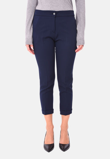 Pantaloni con risvoltino