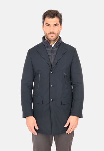 Cappotto in tessuto tecnico