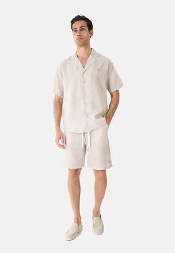 Coordinato lino corno rosso