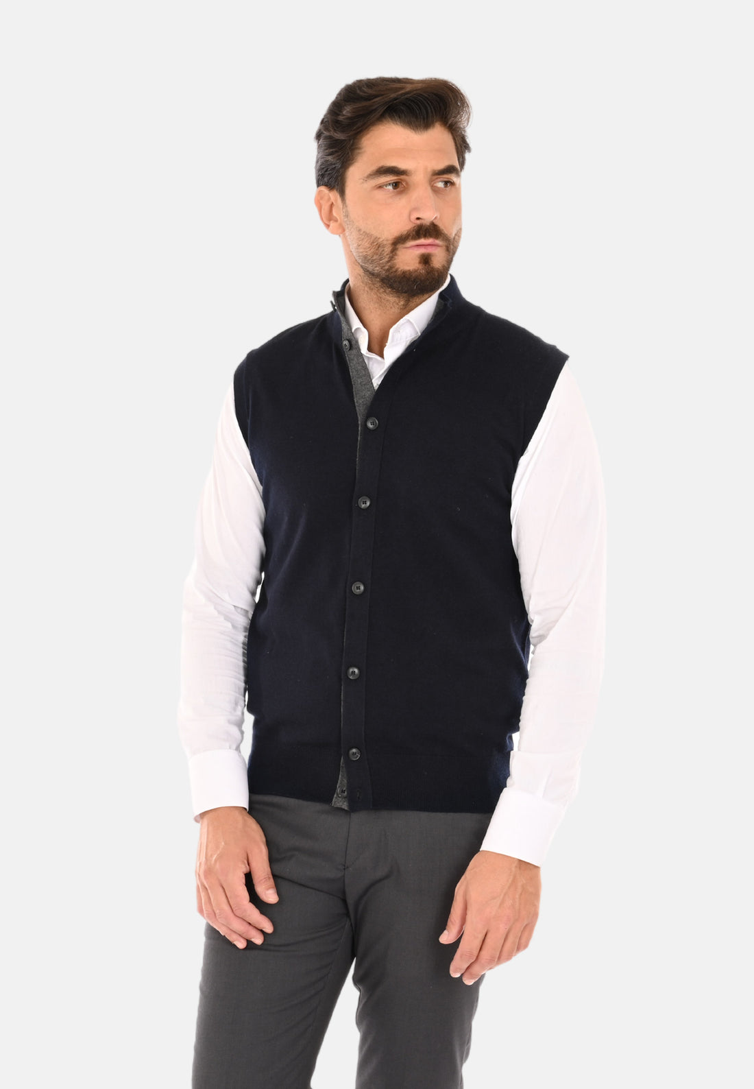 Gilet in lana rasata