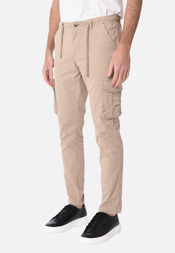 Pantalon cargo avec cordon de serrage