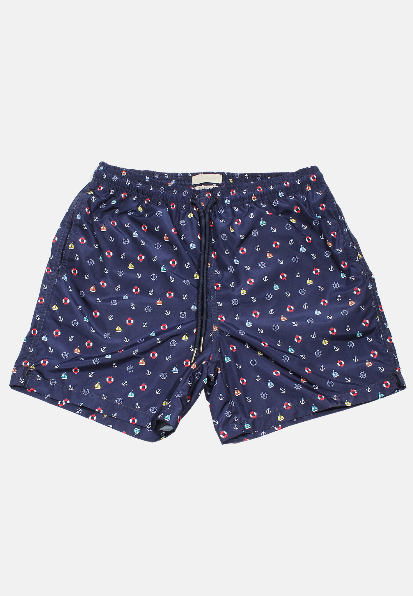 Costume blu con fantasia