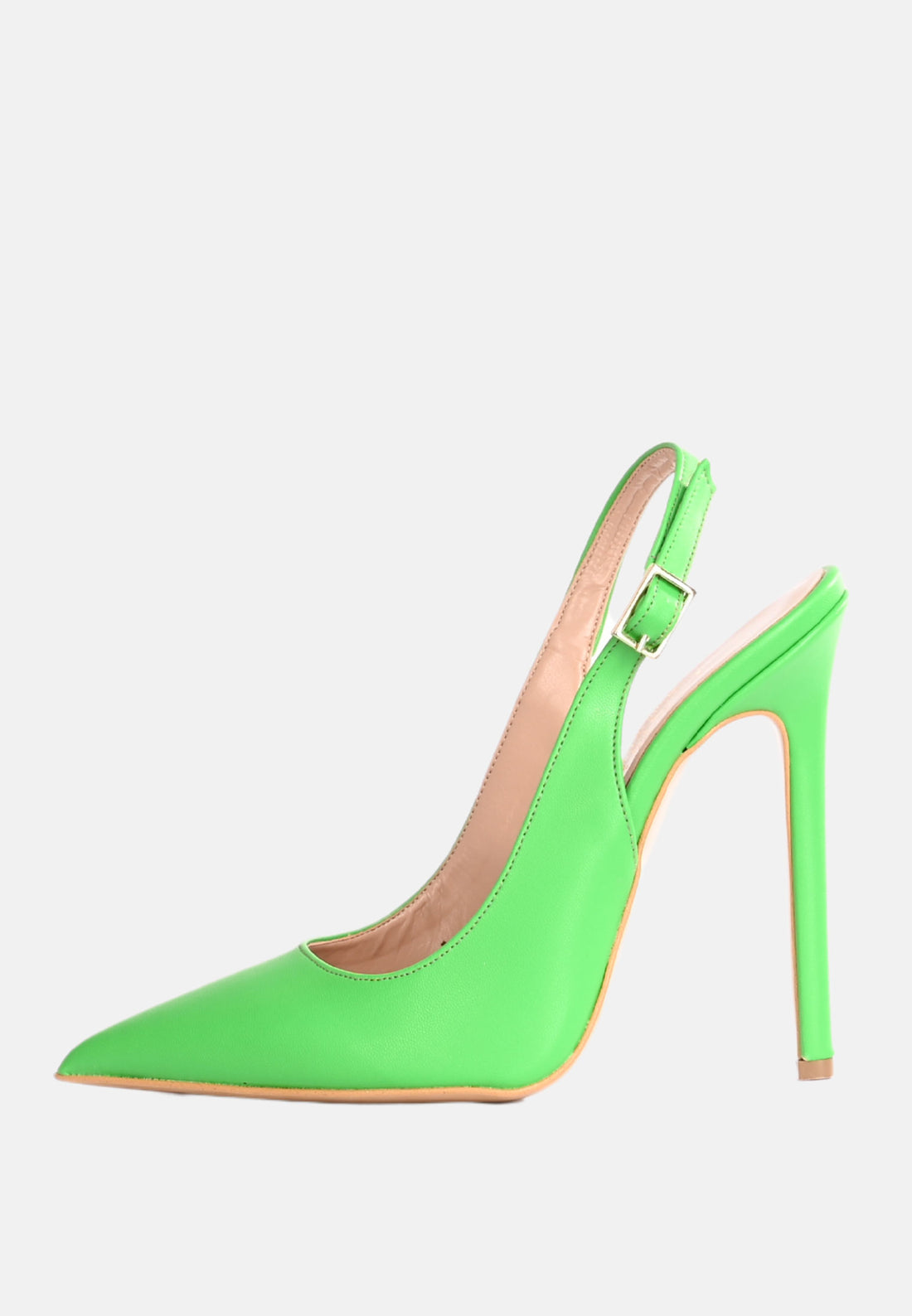 D√©collet√© en cuir avec sangle