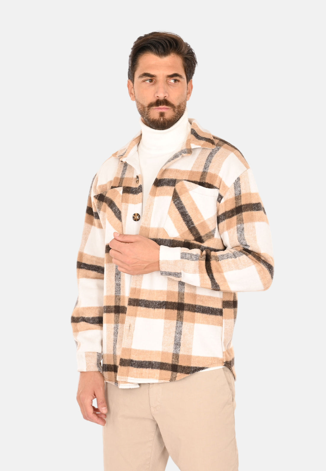 Chemise en flanelle à carreaux