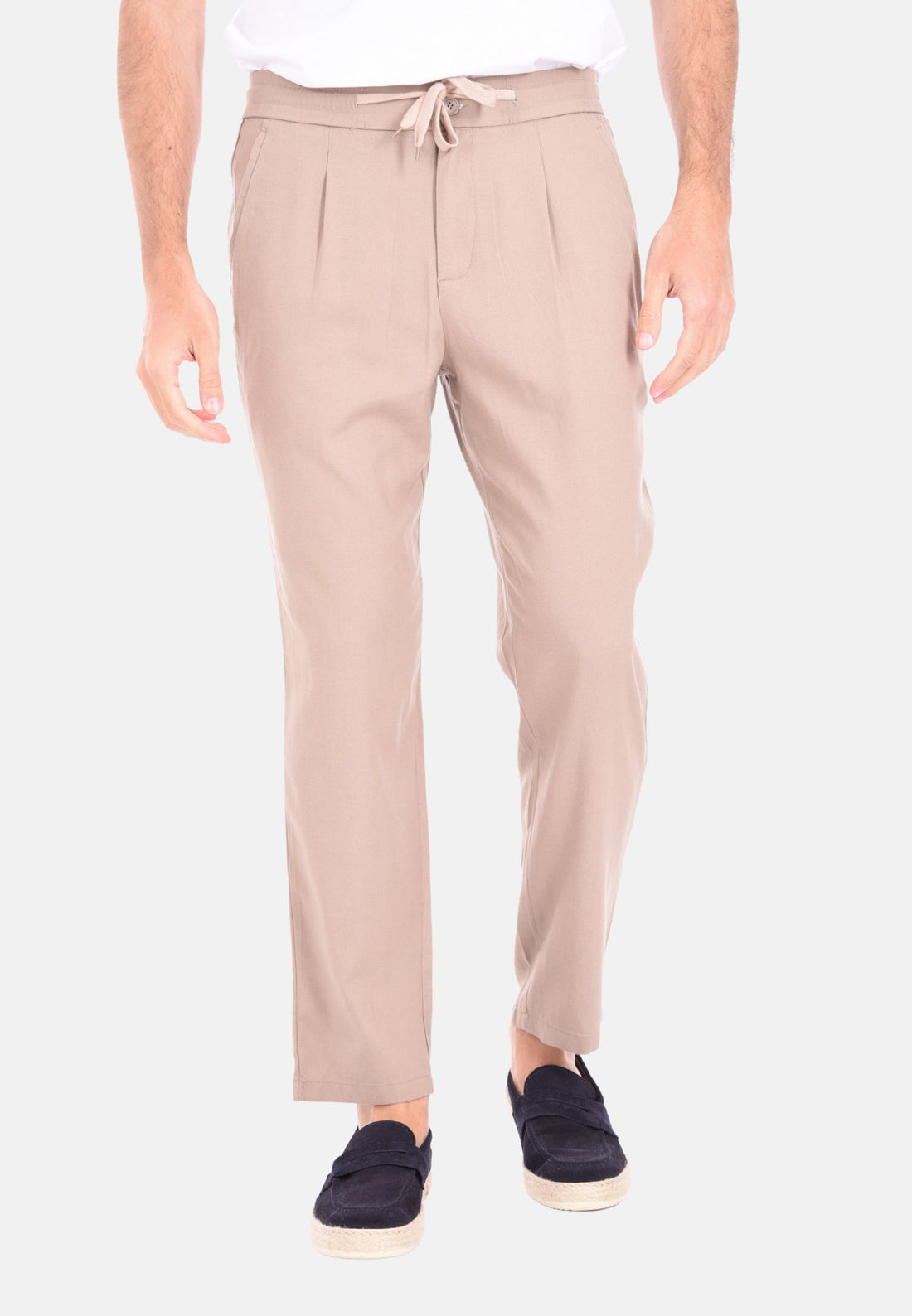 Pantalaccio lino con pinces