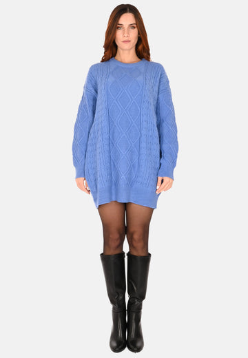 Pull maxi col rond