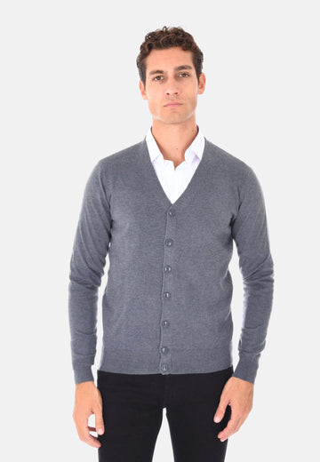 Cardigan con bottoni