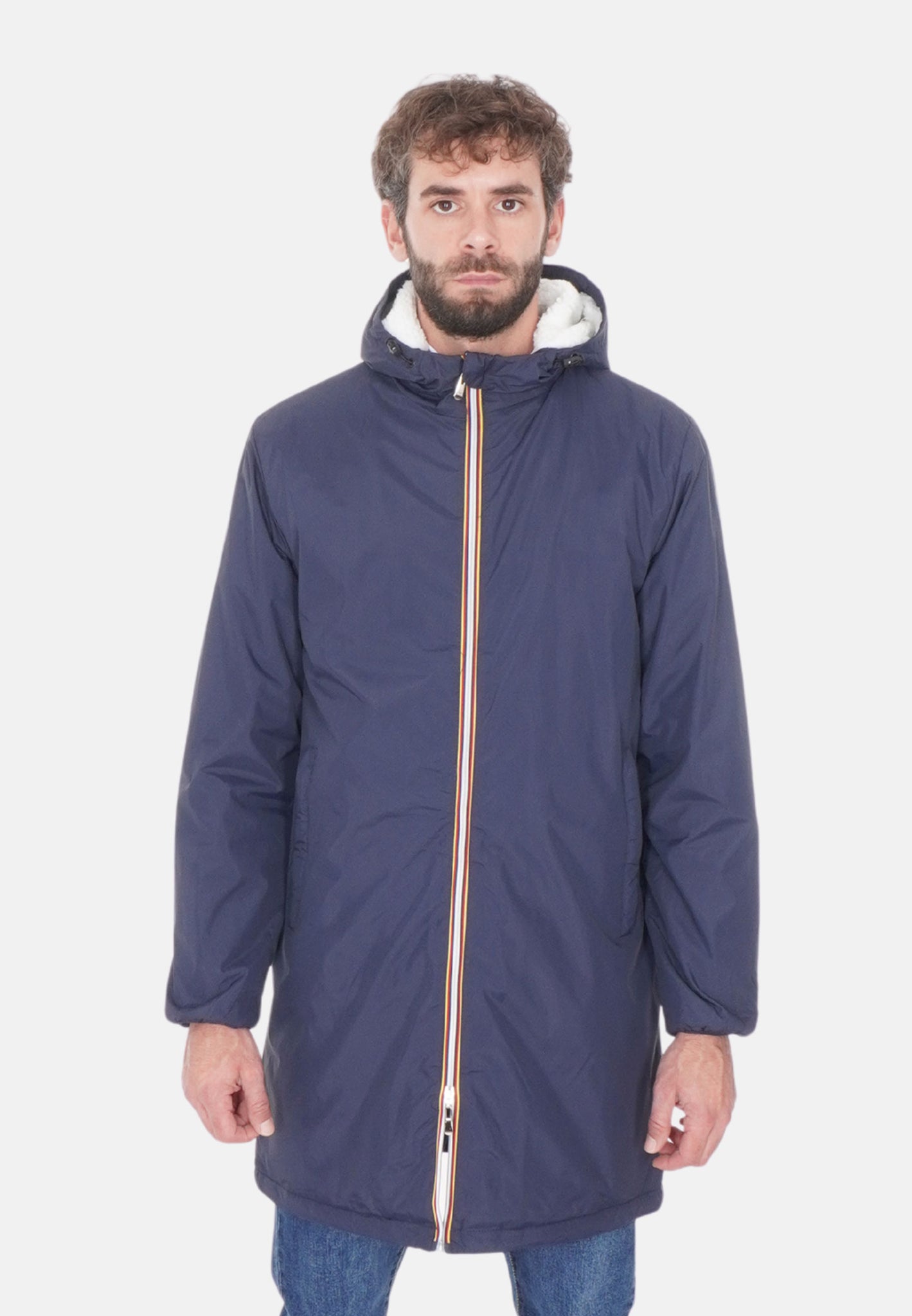 Parka con pelliccia interna