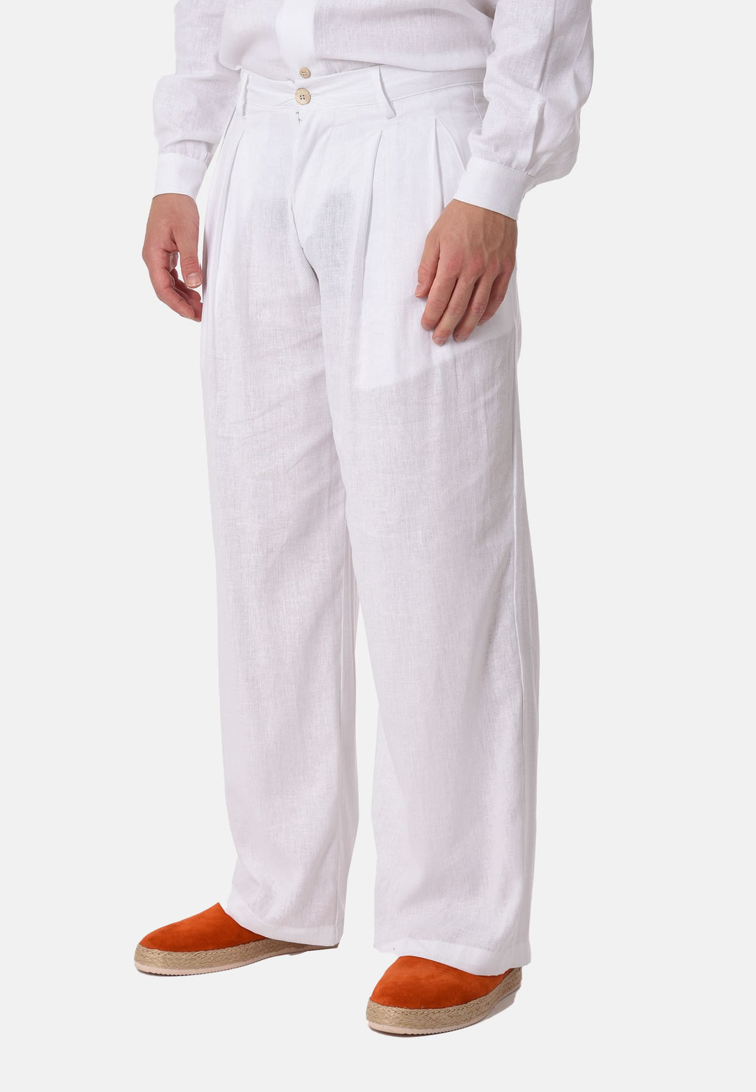 Pantalone in lino ampio