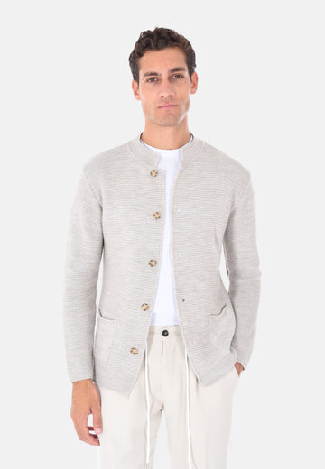 Giacca in maglia alla coreana