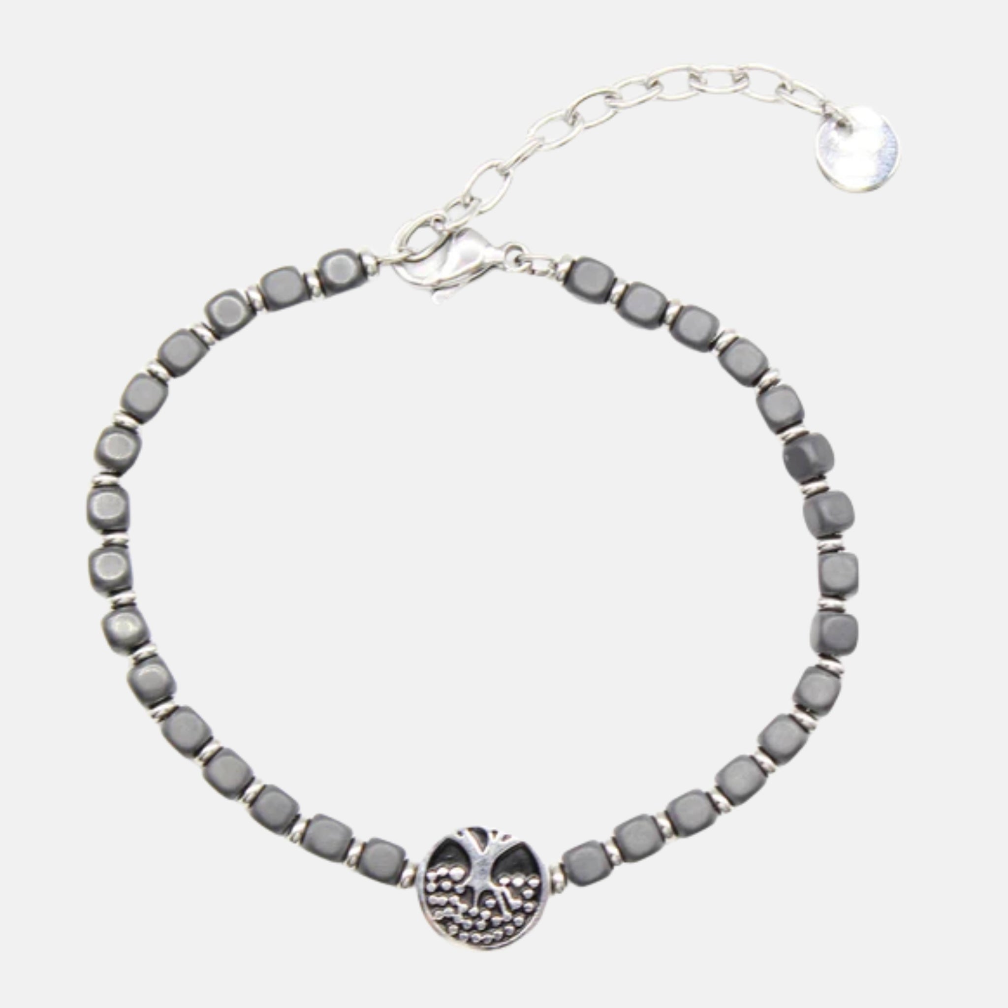 Bracciale metallizzato con