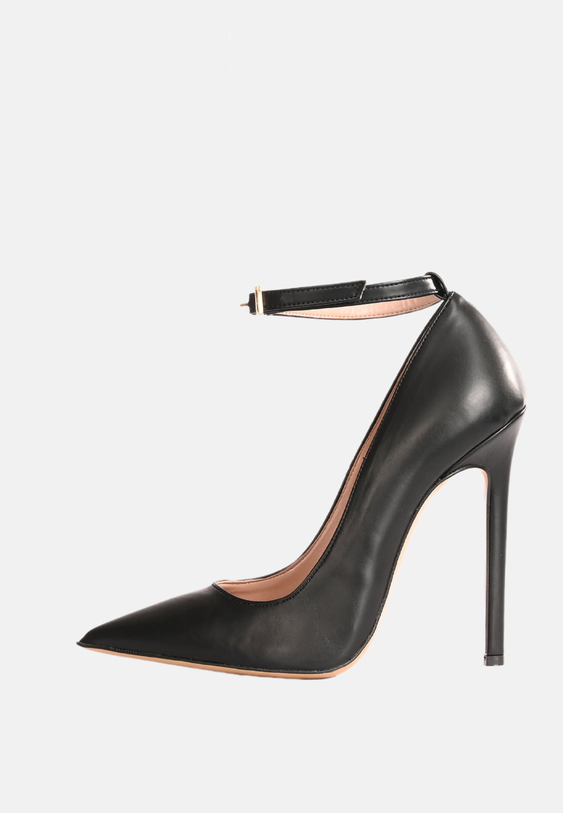 D√©collet√© en cuir avec sangle