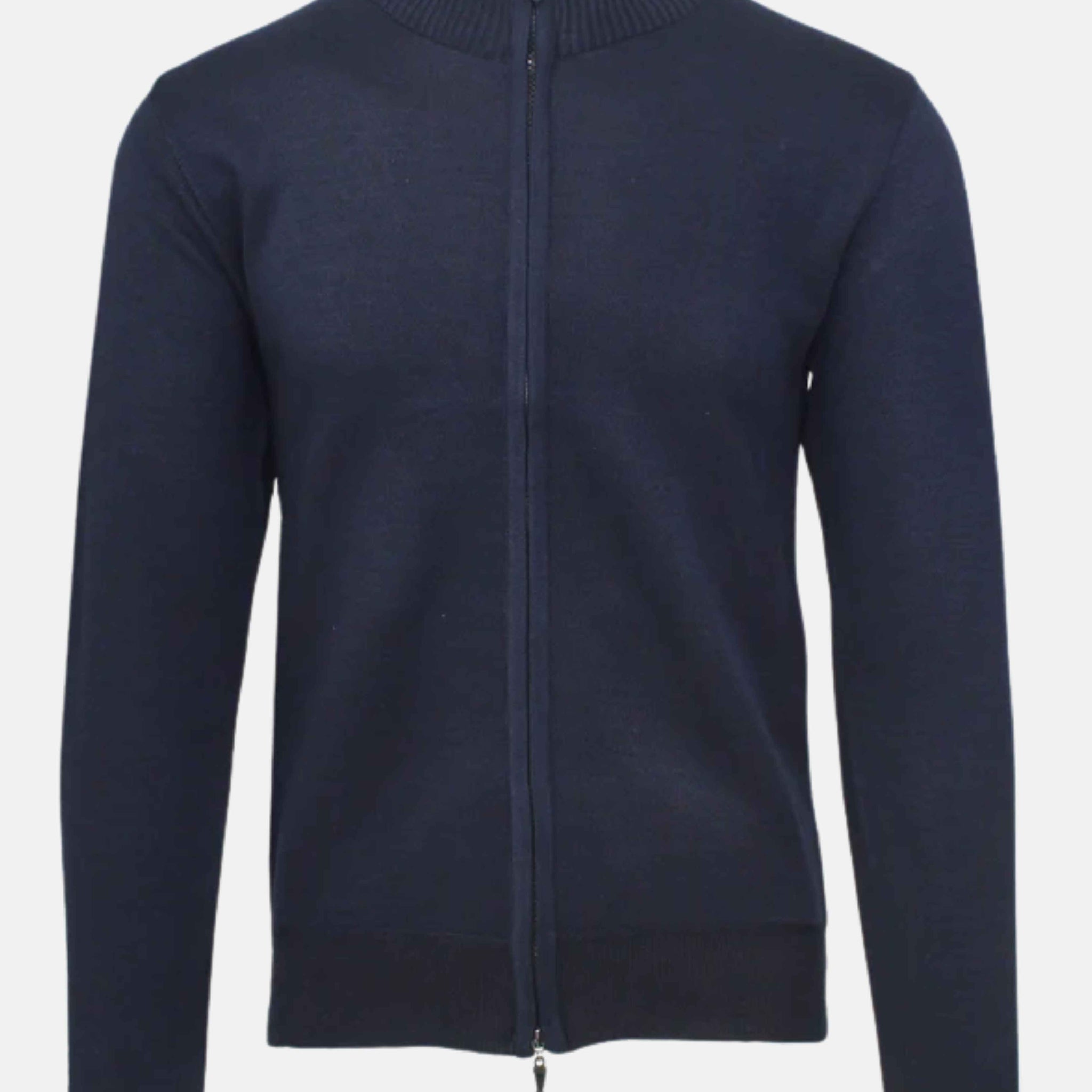Cardigan pesante con zip