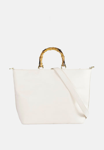 Sac avec poignées en bois