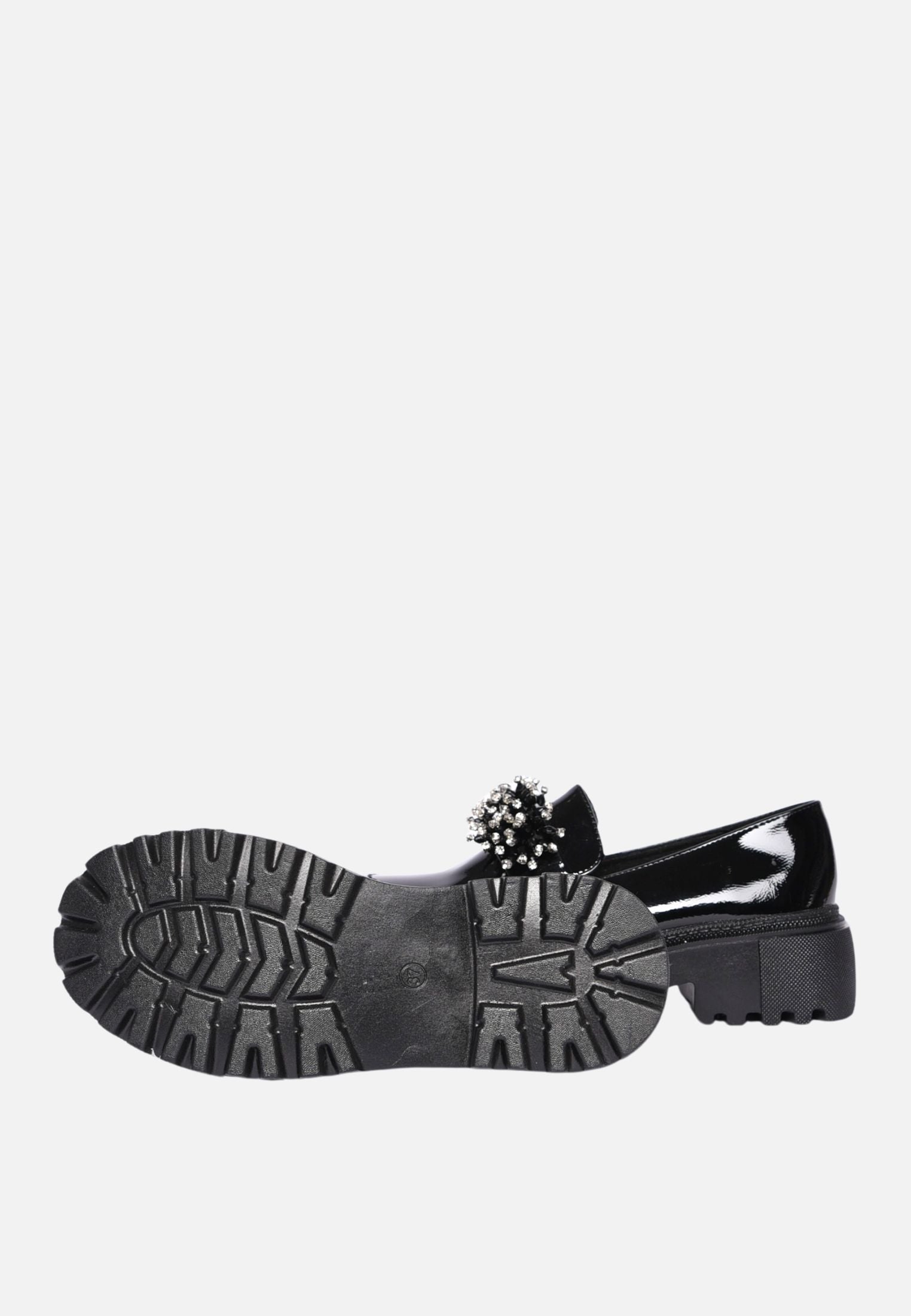 Mocassino Donna Scarpa Gomma Alta Gioiello Strass Camoscio Elegante Casual (Nero, 39 Mocassino Donna Scarpa Gomma Alta Gioiello Strass Camoscio Elegante Casual (Nero, 39