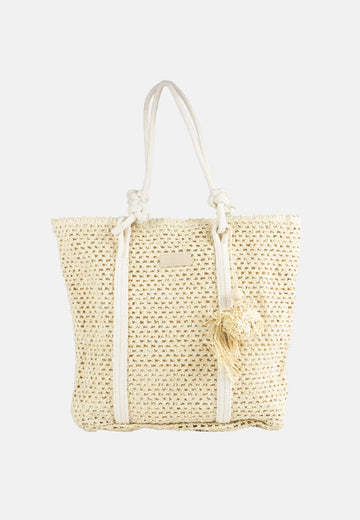 Sac cabas à détail de nœud