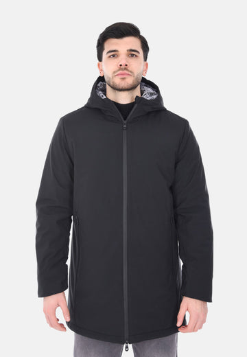 Parka con pelliccia interna