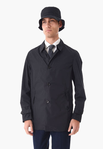 Trench impermeabile SOFT SHELL con cappello