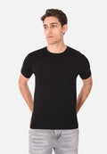 Ciabalù T-shirt Uomo In Filo Con Taschino – Maniche Corte, Slim Fit, Mix Cotone E Viscosa, Colori Neutri (M-2XL)