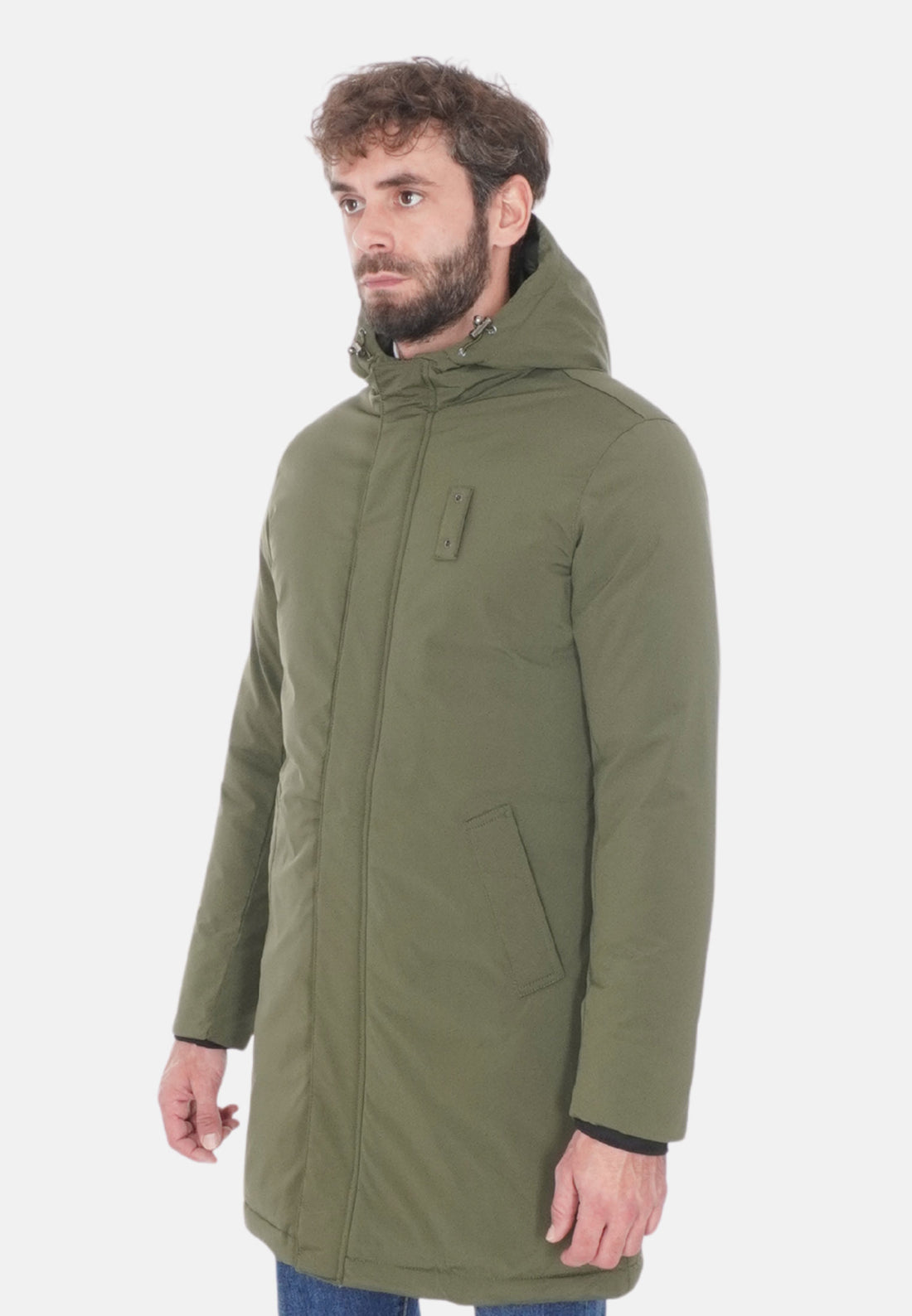 Parka imbottito con cappuccio