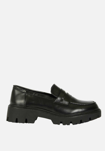 Mocassins à semelle haute