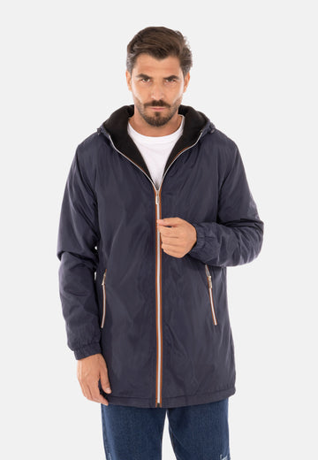 Parka sottile in pile