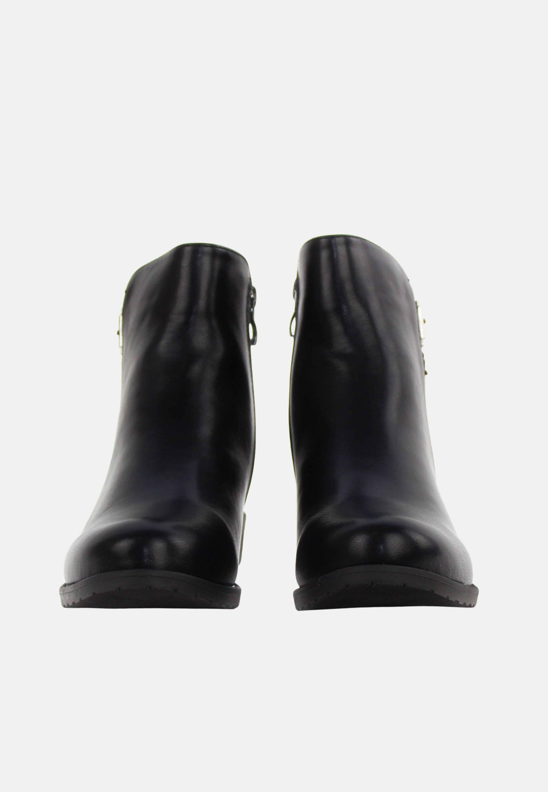 Bottines noires à boucles