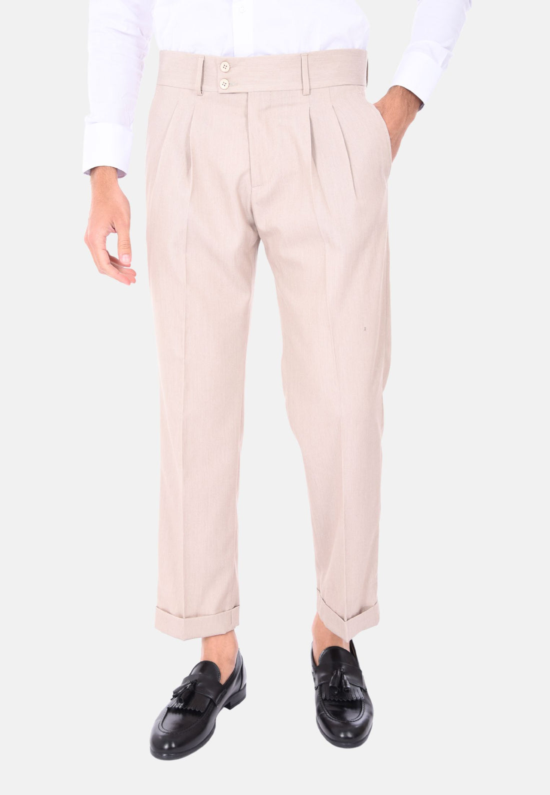 Pantaloni vita alta