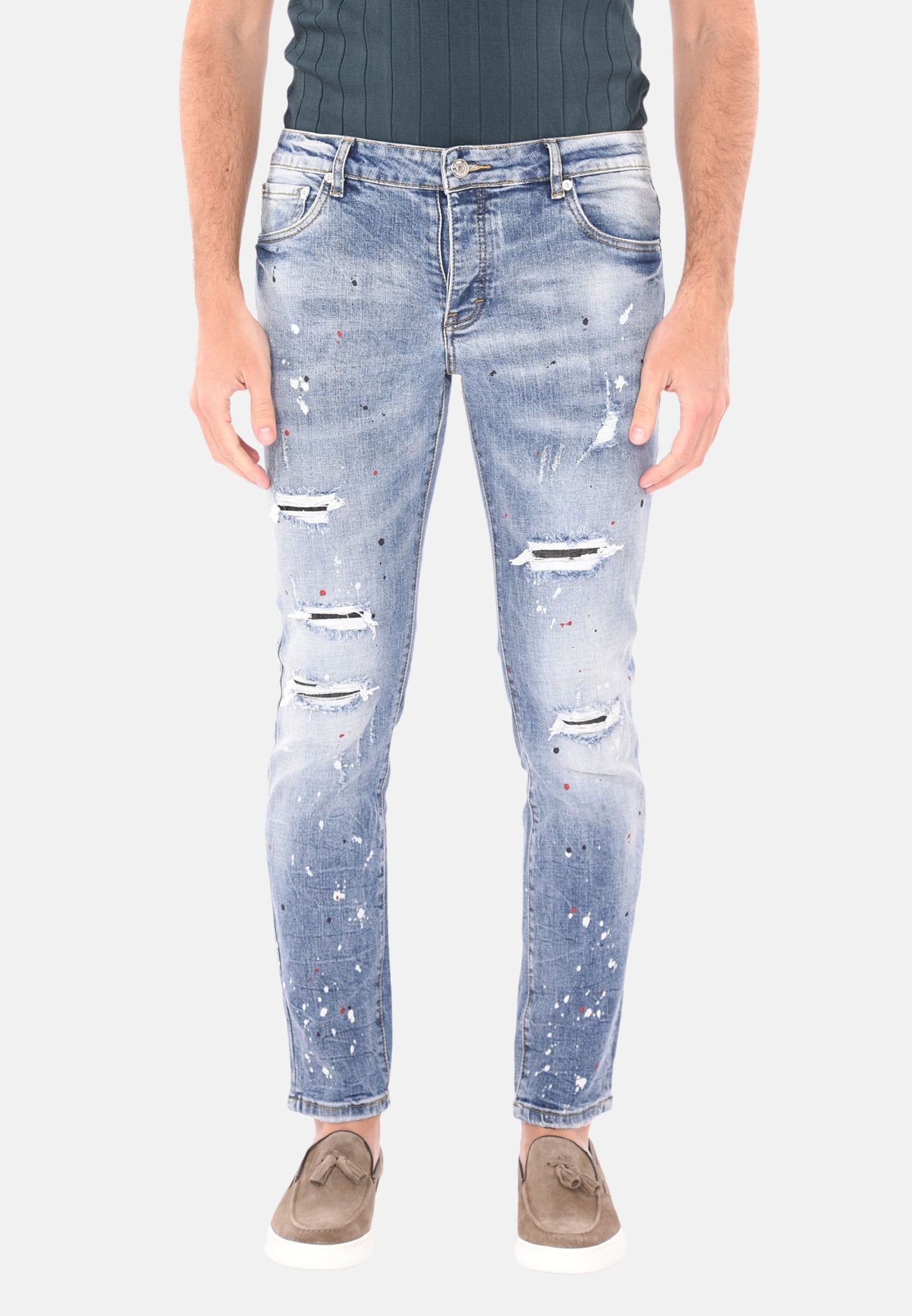 Jeans vernice