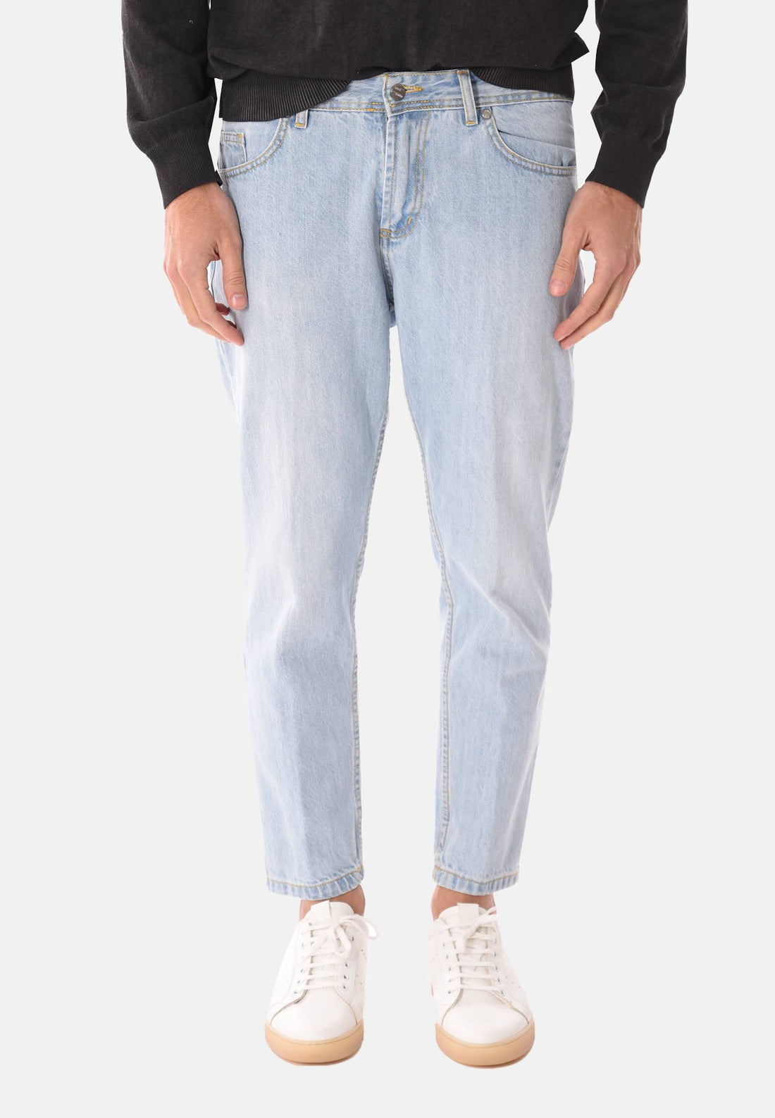 Jeans capri blu chiaro