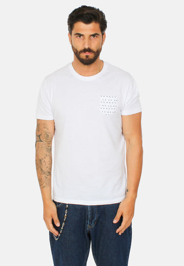 T-shirt avec poche à motif