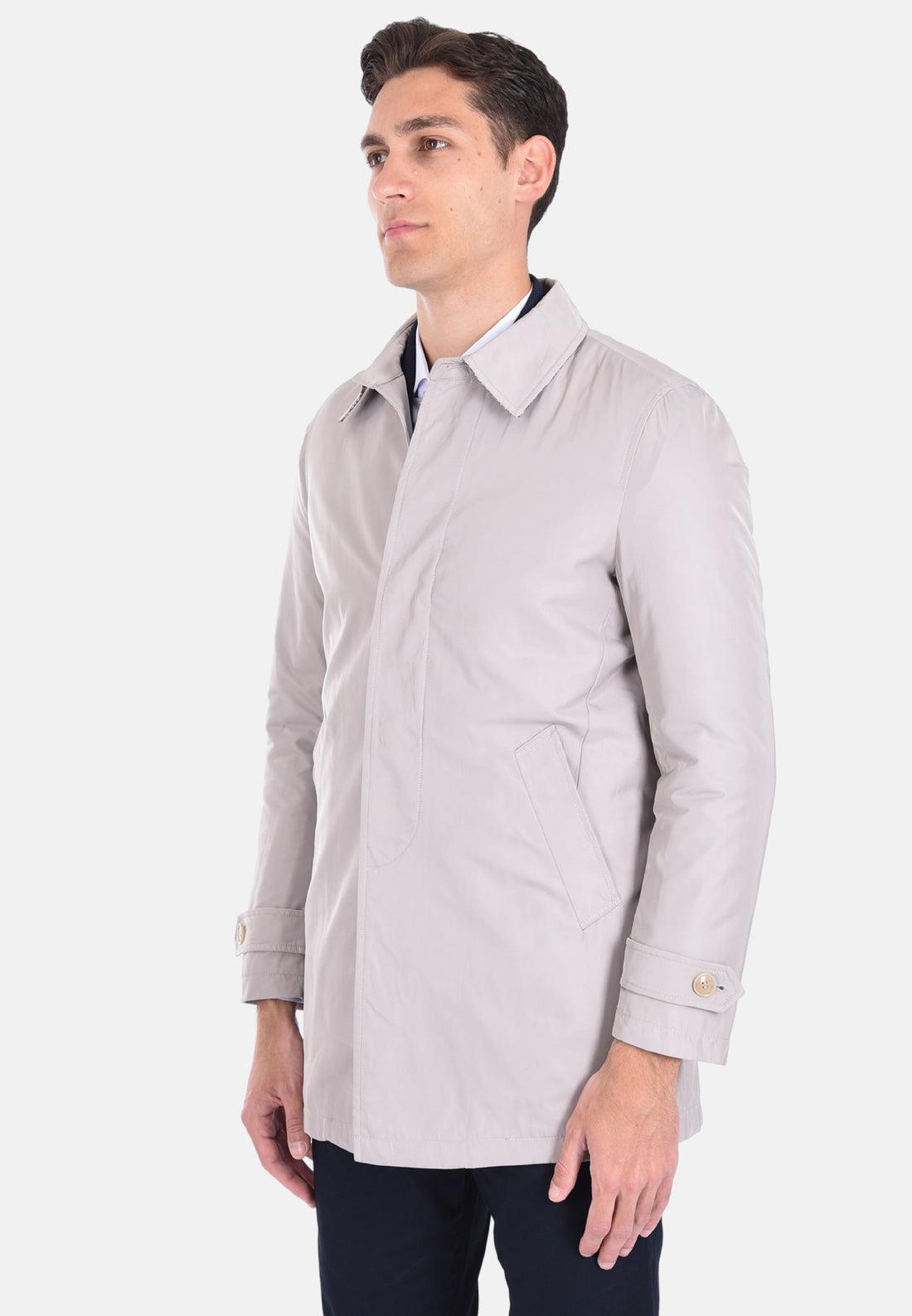 Trench Da Uomo Red Bridge - Cappotto Leggero In Cotone E Poliestere, Stile Casual E Elegante - Foto 9