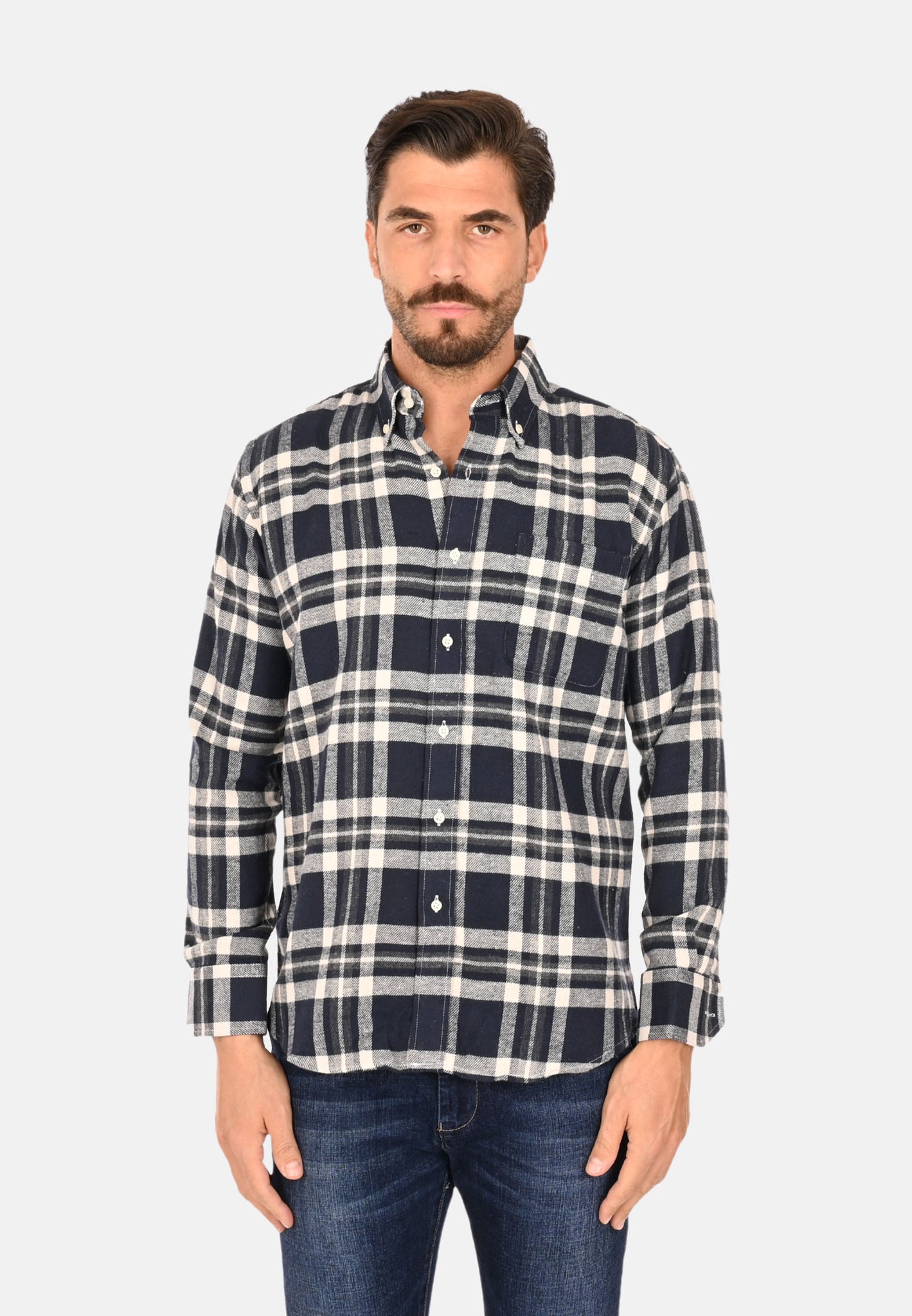 Camicia a quadri flanella