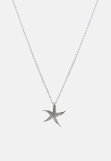 Collier avec étoile et paillettes