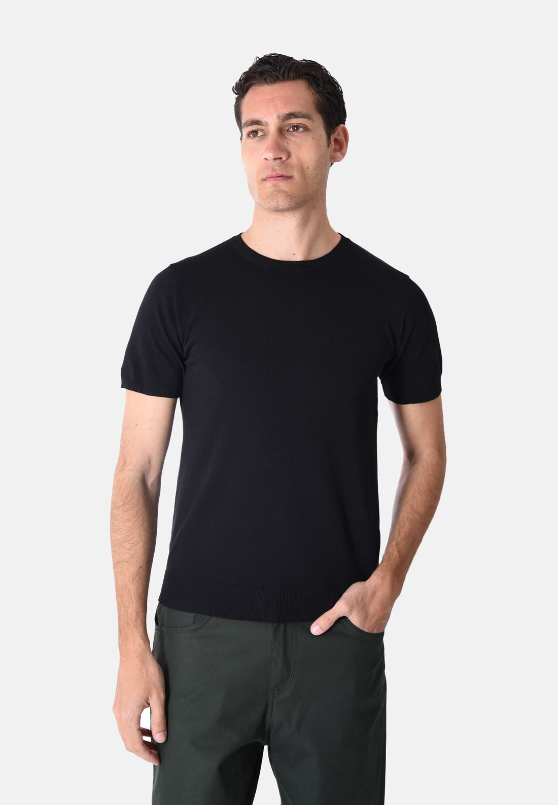 T-shirt in filo slim fit