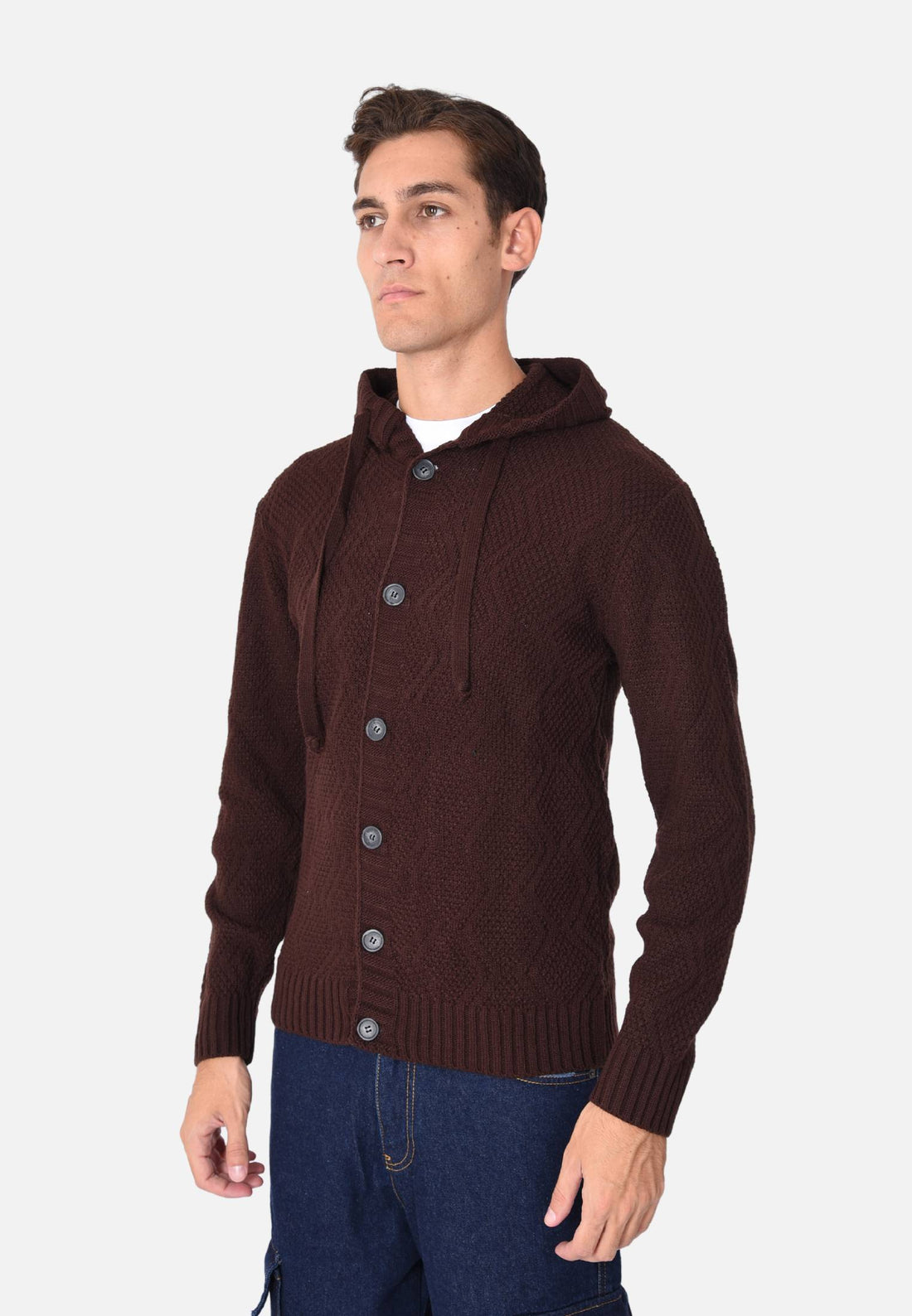 Cardigan con cappuccio