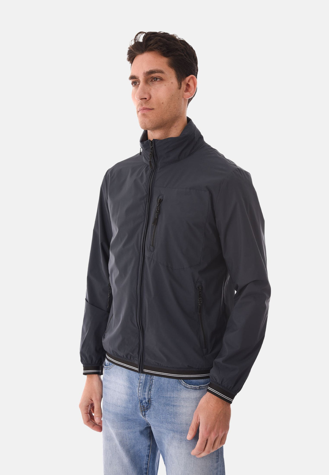 Giacca a vento con zip