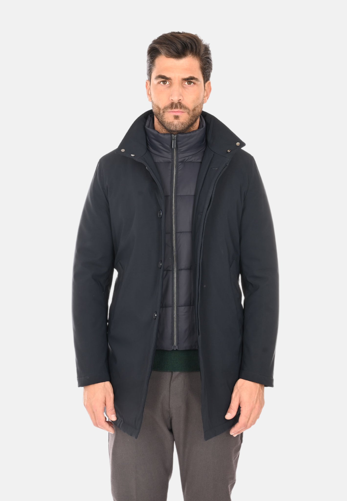 Giacca Invernale Uomo Slim Fit Parka Uomo Invernale Giubbotto