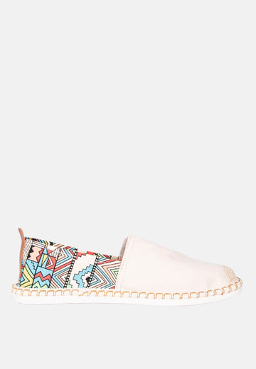 Espadrilles à motif aztèque