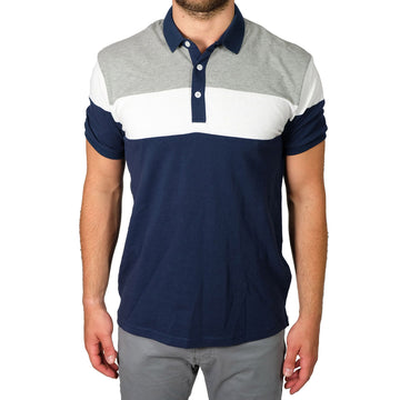 Short-sleeved polo shirt in three colours