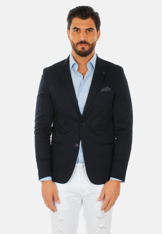 Tailored jacket with two buttons